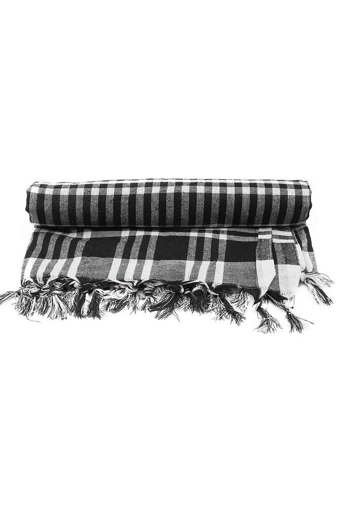 Plaid Table Cloth | Black