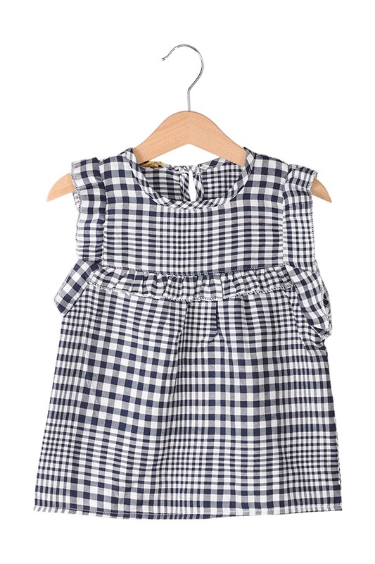 ALG - Girl Sleveless Dress 1919-1 | Ultramarine White