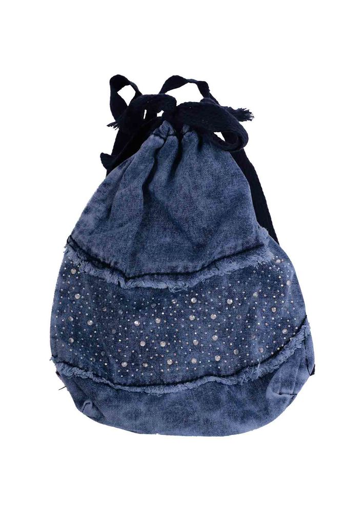 Simisso Denim Dress with Bag 416 | Blue