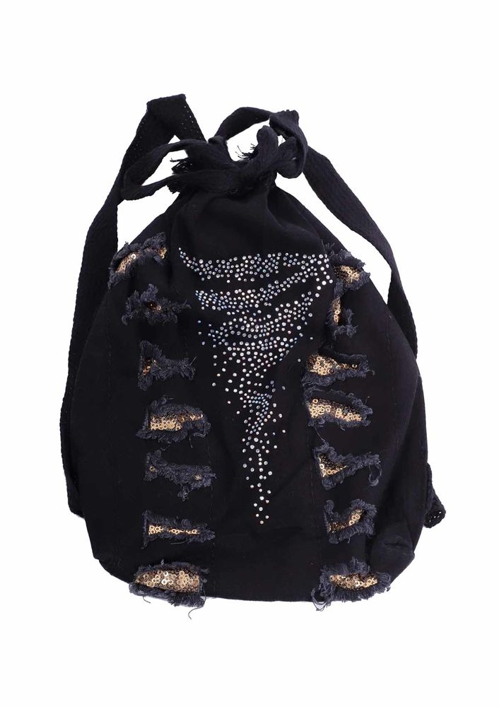 Simisso Dress with Bag 413 | Black