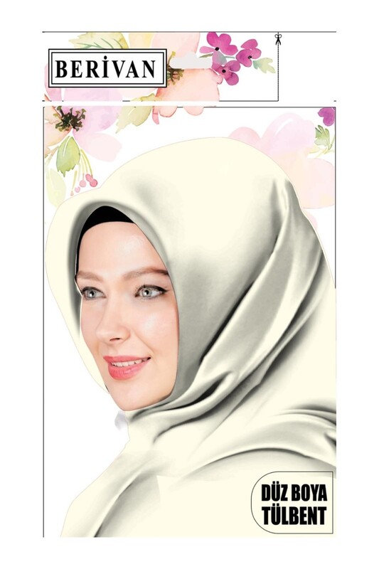 BERİVAN - Berivan Dikişsiz Düz Yazma 100 cm Krem 375