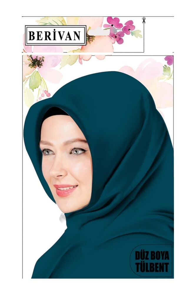 Berivan Dikişsiz Düz Yazma 100 cm Petrol Mavi 021