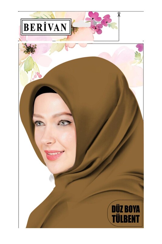 BERİVAN - Berivan Dikişsiz Düz Yazma 100 cm Hardal 413