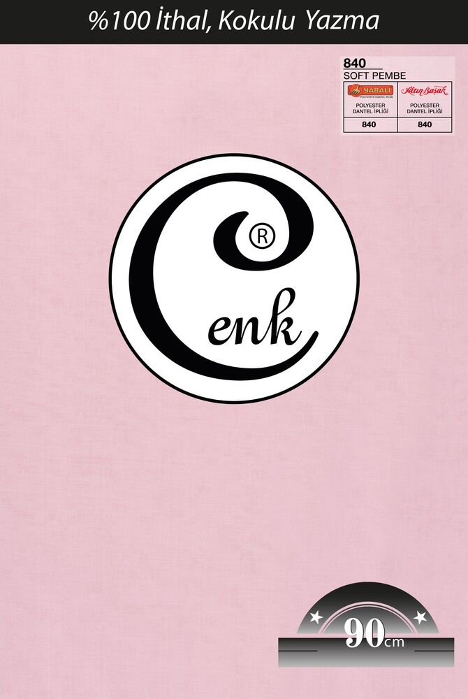 Cenk Dikişsiz Düz Yazma 90 cm | Soft Pembe