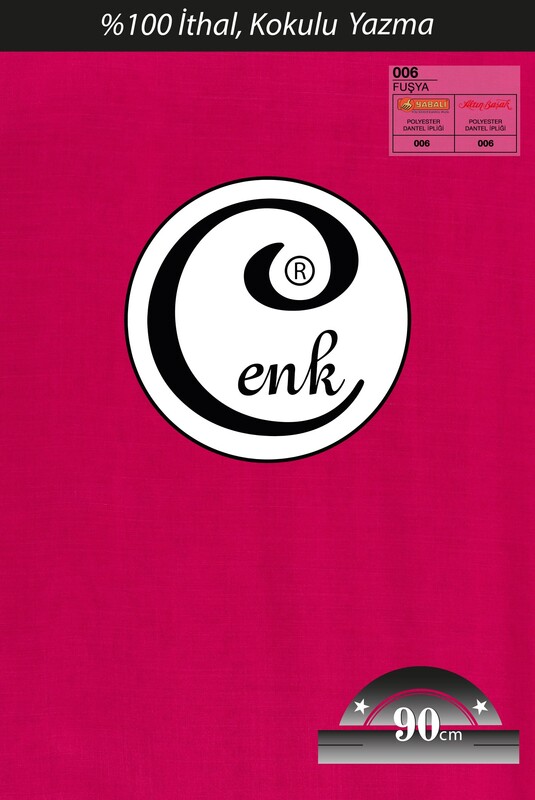 CENK - Cenk Dikişsiz Düz Yazma 90 cm | Fuşya