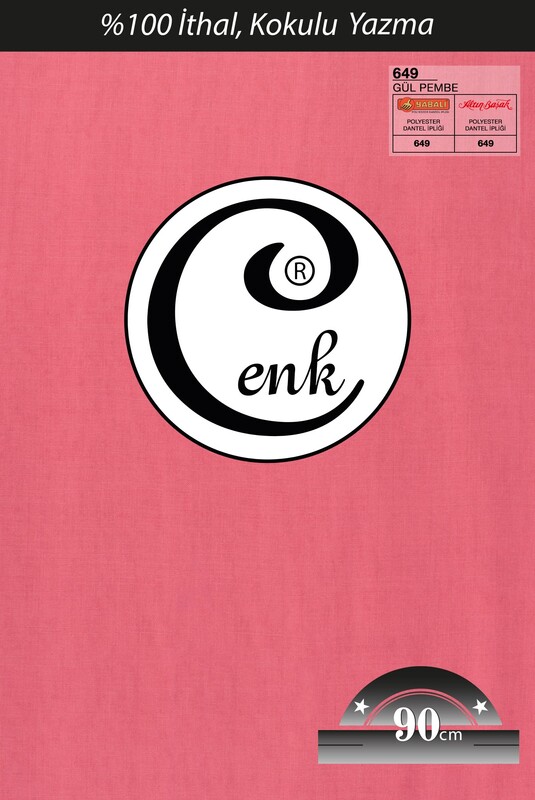 CENK - Cenk Dikişsiz Düz Yazma 90 cm | Gül Pembe