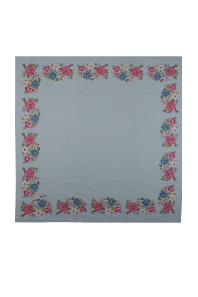İpekçe Çiçek Desenli Yazma 90 cm | 020