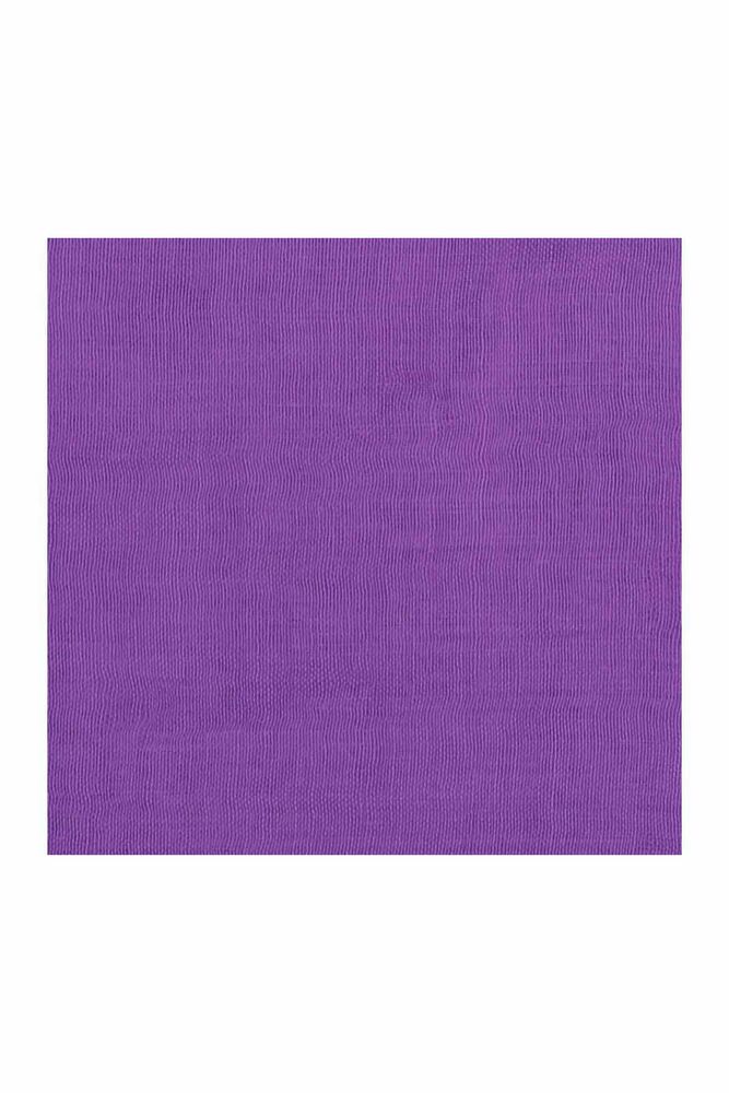Kaşmir Dikişsiz Düz Yazma 100 cm Koyu Lila 56