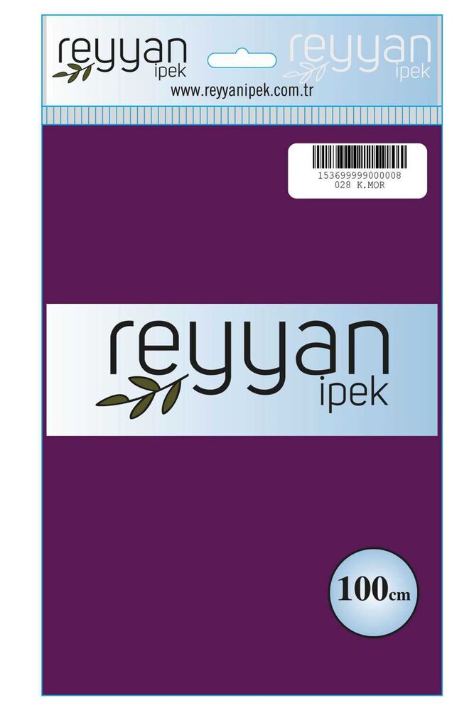 Reyyan Dikişsiz Düz Yazma 100 cm | Koyu Mor 028
