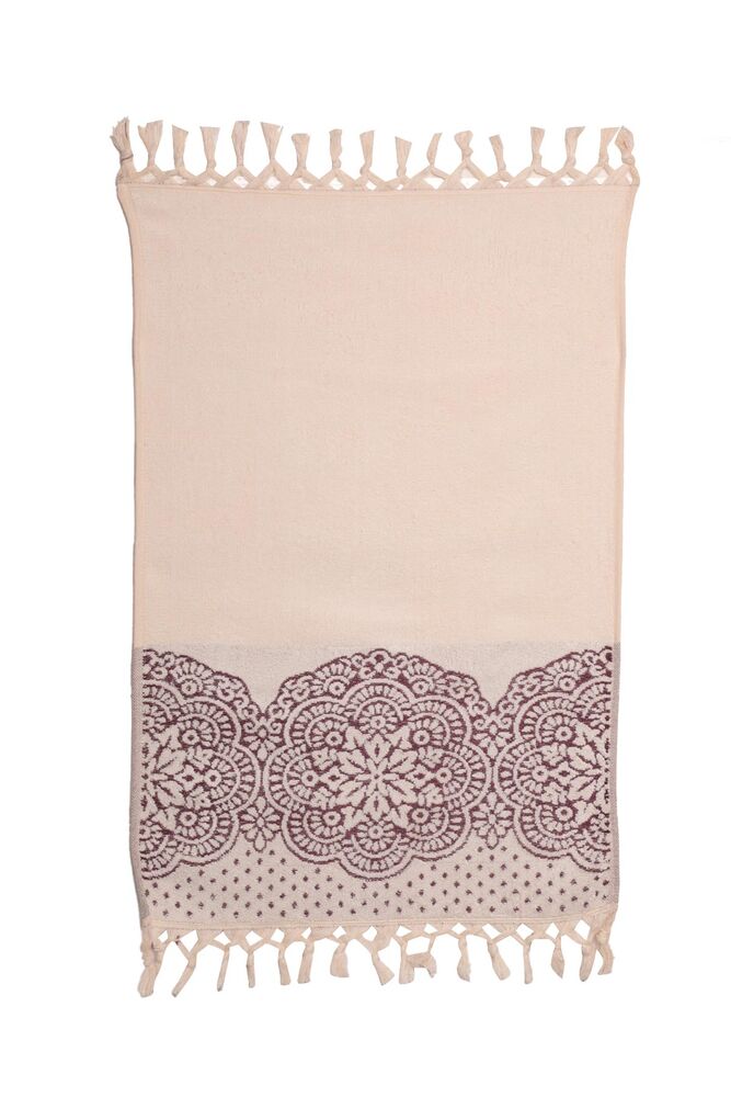 Bambu Nakışlı El ve Yüz Havlusu 50*90 4375 | Bordo