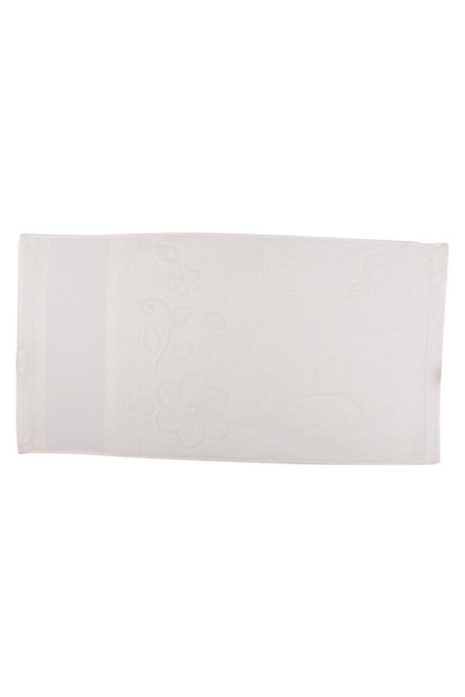 Kardelen Kadife İşlemelik Havlu 50*90 Krem 9219