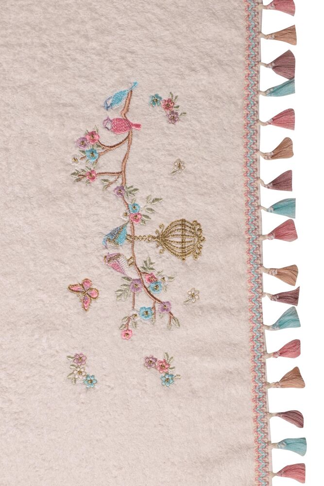 Masal Saçaklı El Ve Yüz Havlusu 50*90 1315 | Beyaz