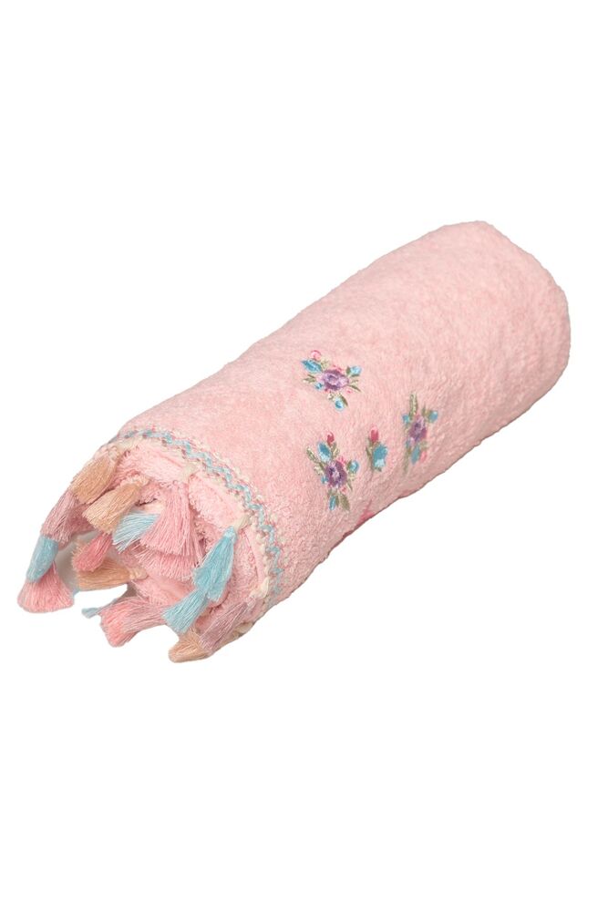 Masal Saçaklı El Ve Yüz Havlusu 50*90 cm 1315-1 | Pembe