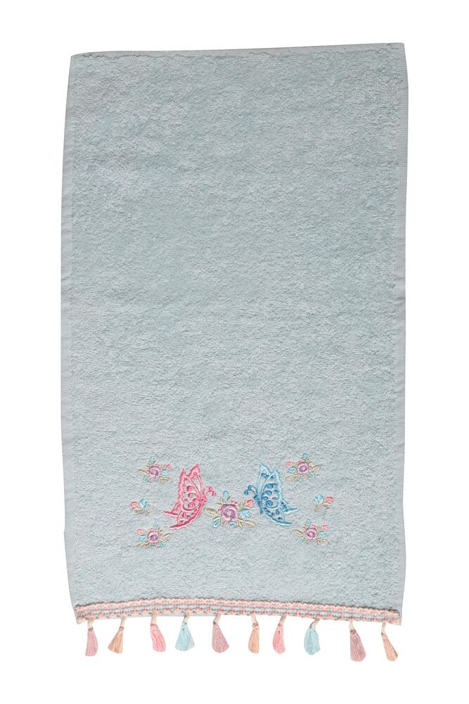 Masal Saçaklı El Havlusu 30*50 1379-1 | Mavi
