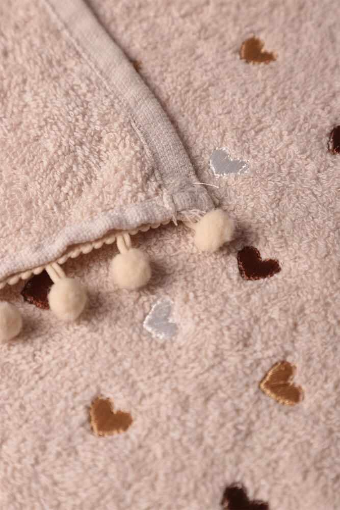 Ponponlu El Havlusu 30*50 0192 | Bej