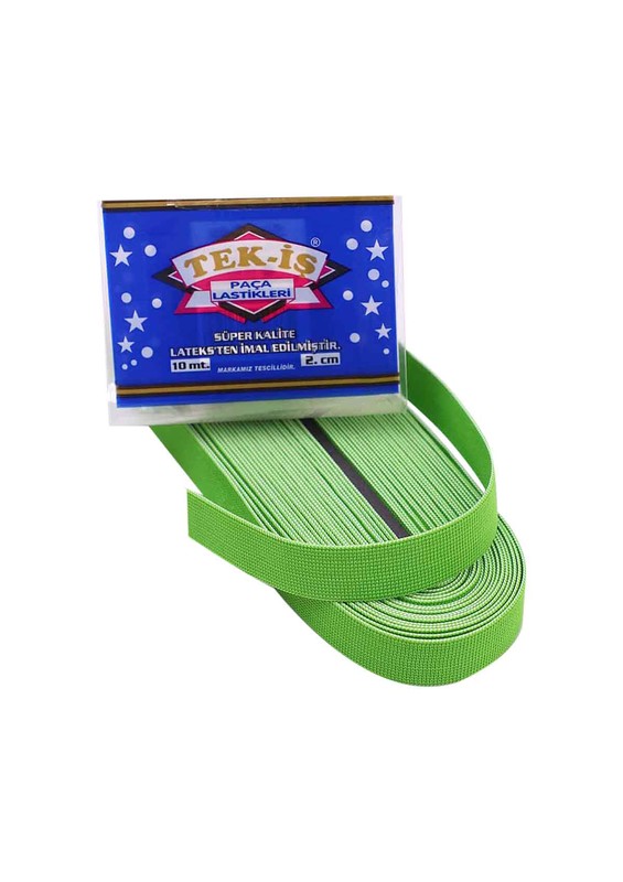 TEK-İŞ - Tek-İş Yassı Lastik 2 Cm 022 | Yeşil