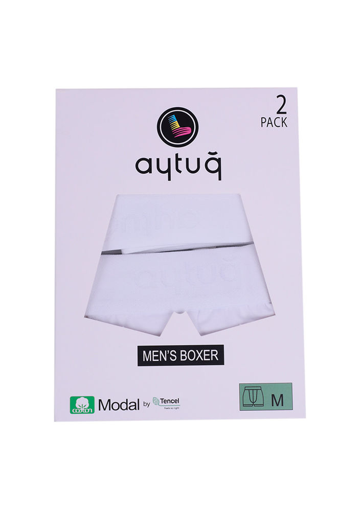 Aytuğ Modal Boxer 2'li | Beyaz