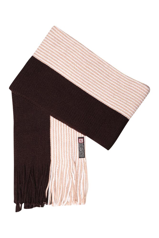 Erkek Dokuma Atkı 8587 | Kahve