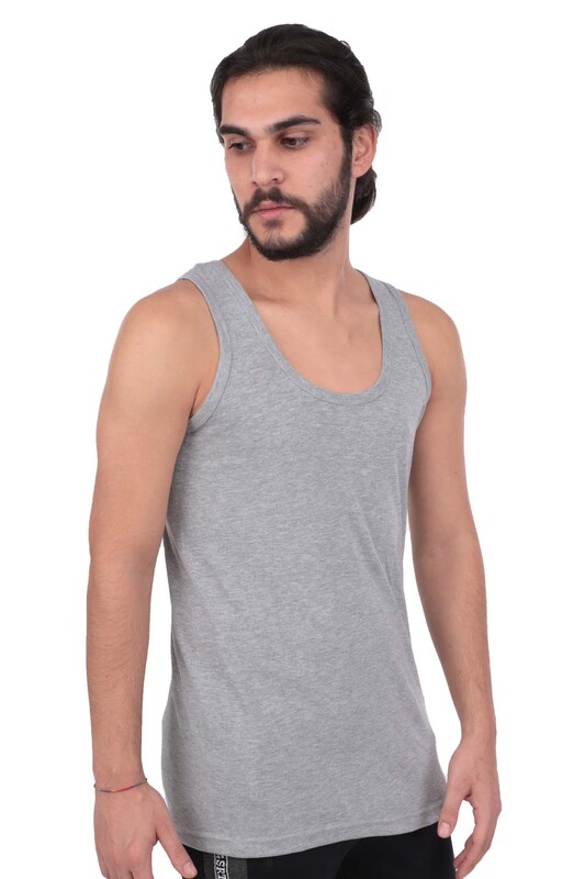 TUTKU - Tutku Erkek Ribana Atlet 102 3'lü Paket | Gri