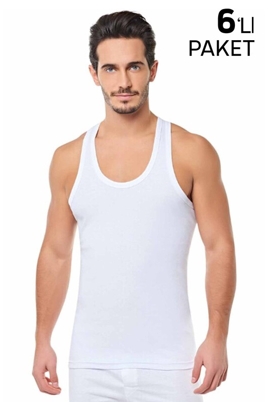 TUTKU - Tutku Erkek Ribana Spor Atlet 6 lı 118 | Beyaz