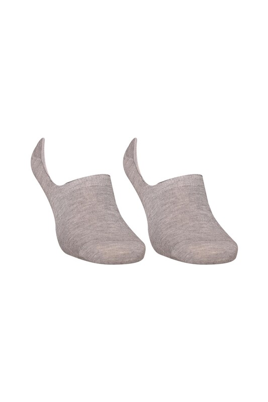 BROX - Erkek Bamboo Babet Çorabı 10400 | Gri