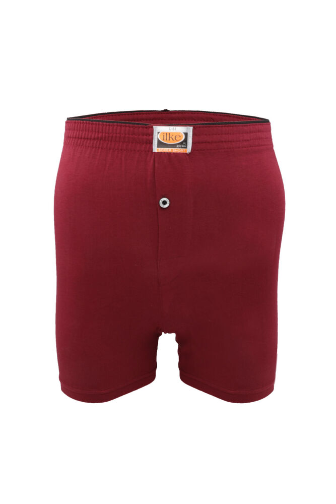 İlke Penye Boxer 011 | Bordo Siyah