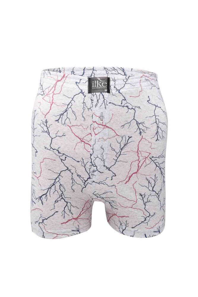 İlke Desenli Boxer 001 | Gri