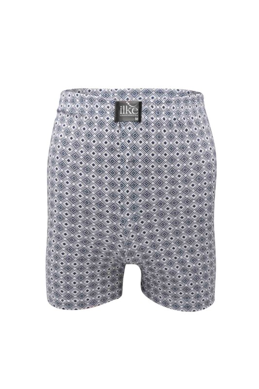 İLKE - İlke Desenli Boxer 035 | Lacivert