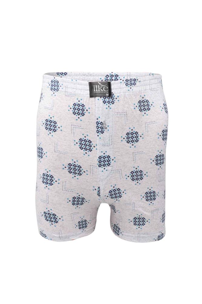 İlke Desenli Boxer 049 | Gri