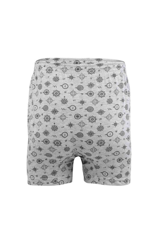 İlke Desenli Boxer 052 | Gri
