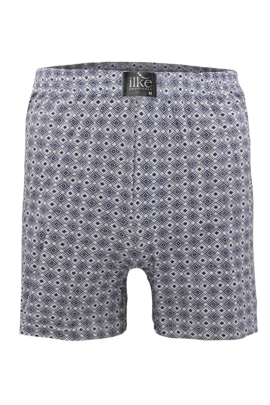 İLKE - İlke Desenli Boxer 3634 | Lacivert