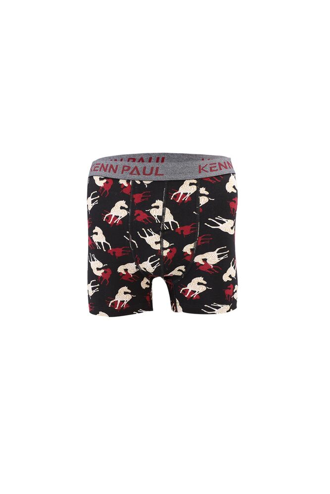 Erkek Desenli Boxer 008 | Siyah