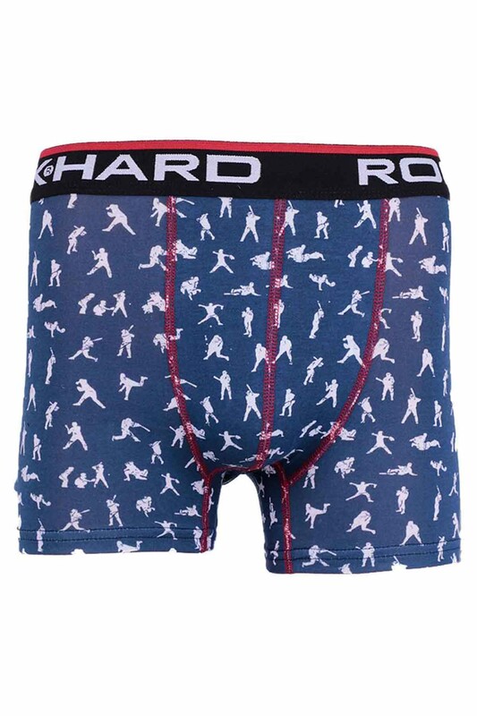 Rock Hard Desenli Erkek Boxer 7003 | Standart - Thumbnail