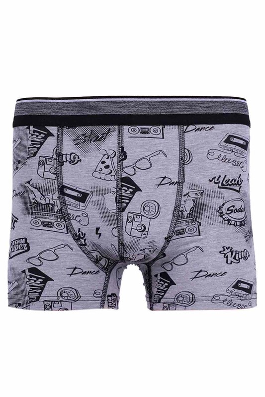 Rock Hard Desenli Erkek Boxer 7003 | Standart - Thumbnail