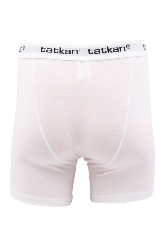 Tatkan Erkek Penye Modal Boxer | Beyaz - Thumbnail
