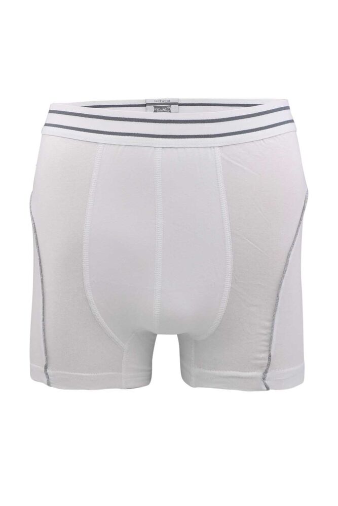Tutku Biyeli Likralı Erkek Boxer 115 | Beyaz