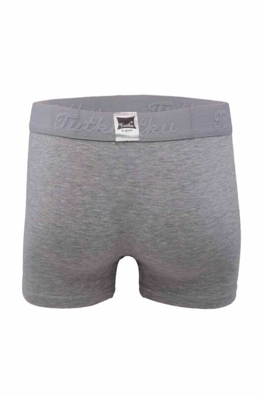 Tutku Elastan Boxer 114 | Gri - Thumbnail