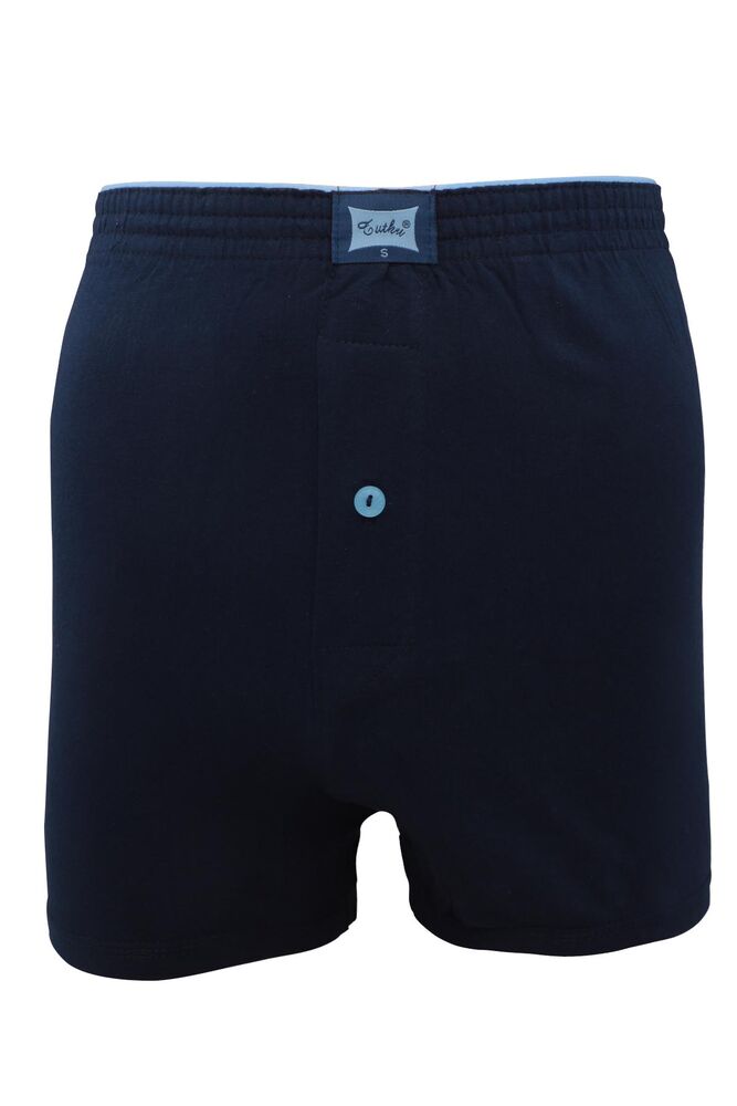 Tutku Penye Düz Boxer 117 6 lı Paket | Lacivert