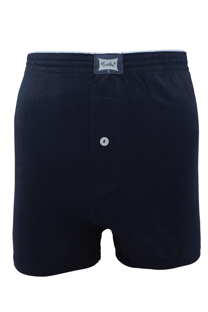 Tutku Penye Düz Boxer 117 6 lı Paket | Lacivert