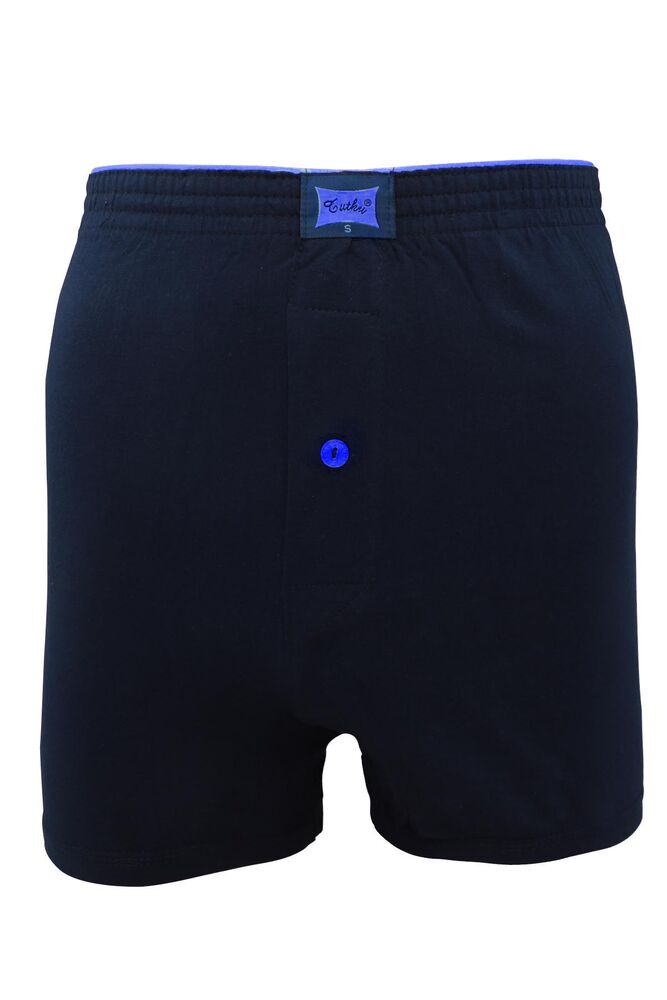Tutku Penye Düz Boxer 117 6 lı Paket | Lacivert