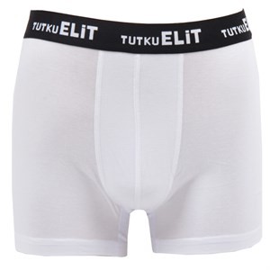 TUTKU ELİT - Tutku Elit Modal Elastan Spor Erkek Boxer 1252 | Beyaz