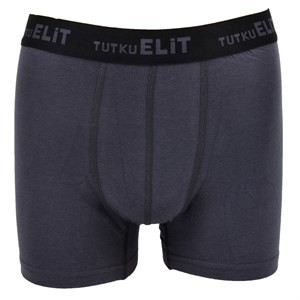 Tutku Elit Modal Elastan Spor Erkek Boxer 1252 | Füme - Thumbnail