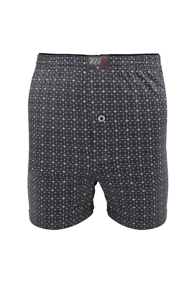 Tutku Elit Havlu Bel Desenli Erkek Boxer 1102 | Füme