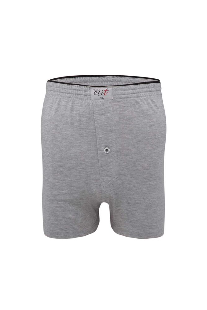 Tutku Elit Havlu Bel Düz Erkek Boxer 1101 | Gri