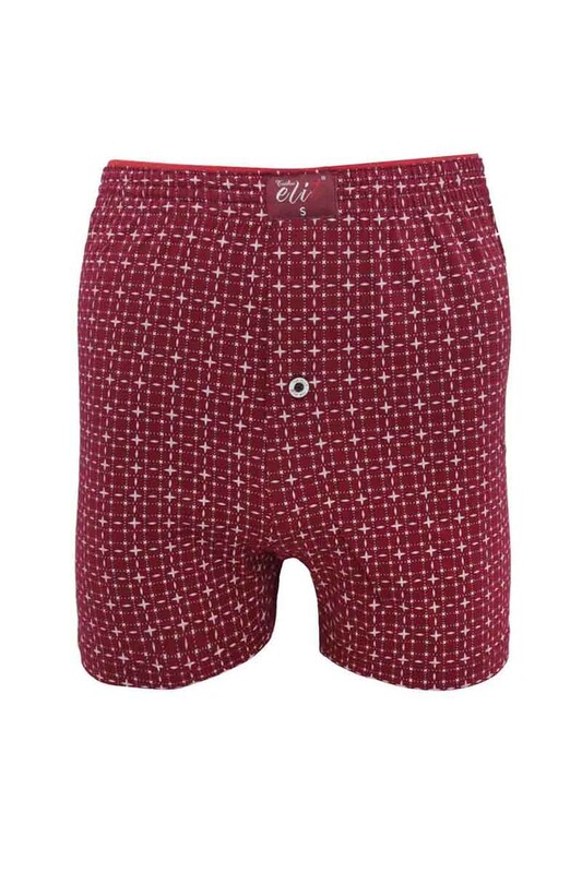 TUTKU ELİT - Tutku Elit Havlu Bel Düz Erkek Boxer 1101 | Bordo