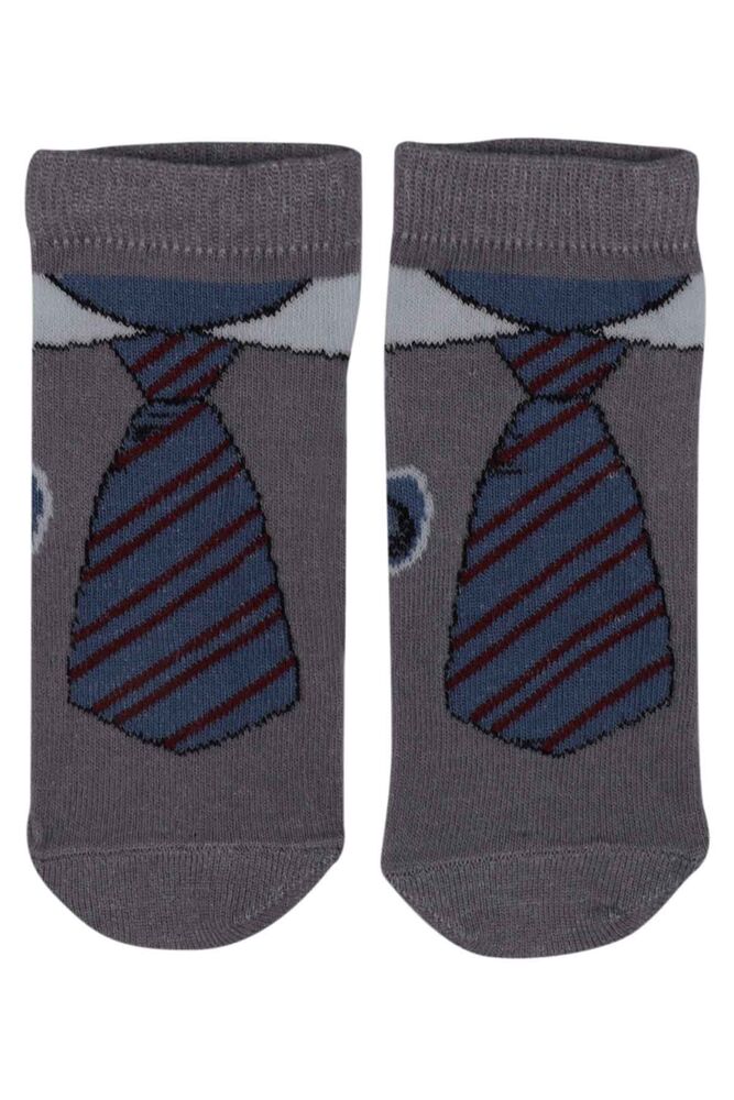 Kravat Desenli Erkek Çocuk Çorap Gri Erkek Çocuk Çorap Kravat Desenli Erkek Çocuk Çorap Gri Erkek Çocuk Çorap