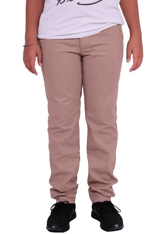 Simisso Çocuk Kanvas Pantolon 722 | Krem - Thumbnail