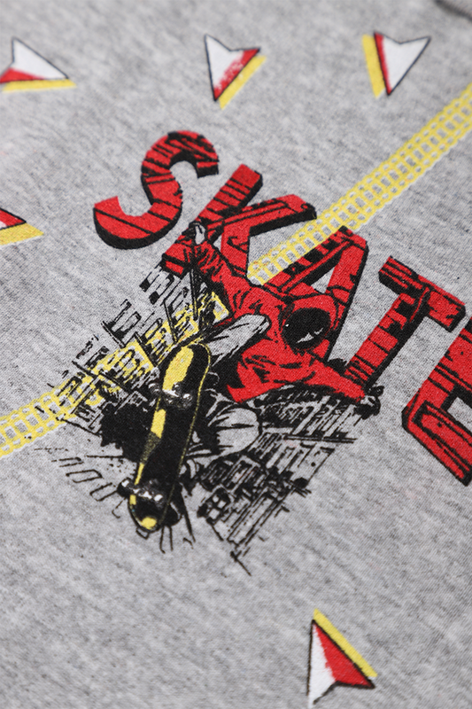 Baskılı Erkek Çocuk Boxer 5024-1 | Gri - Thumbnail