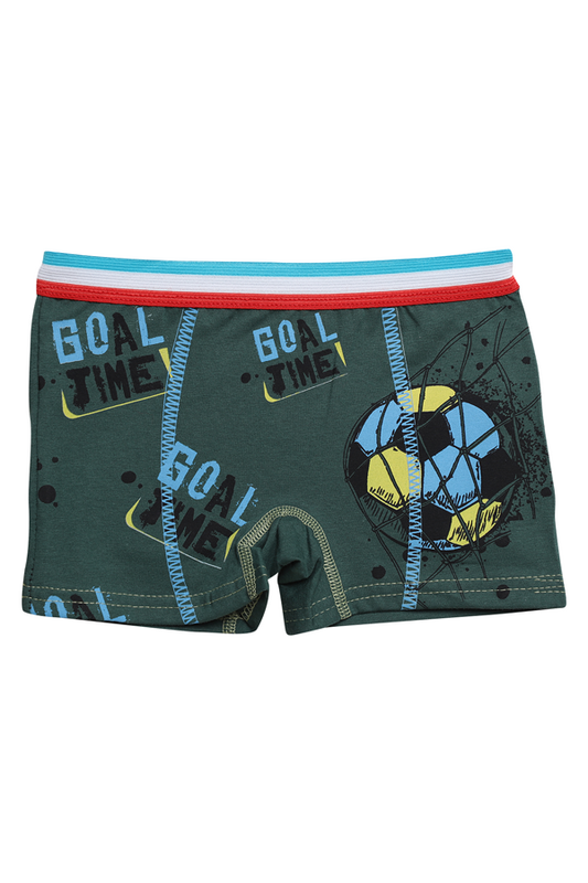 Hafız - Baskılı Erkek Çocuk Boxer 8007-1 | Haki