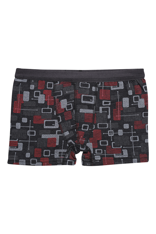 Desenli Erkek Çocuk Boxer 3001 | Antrasit